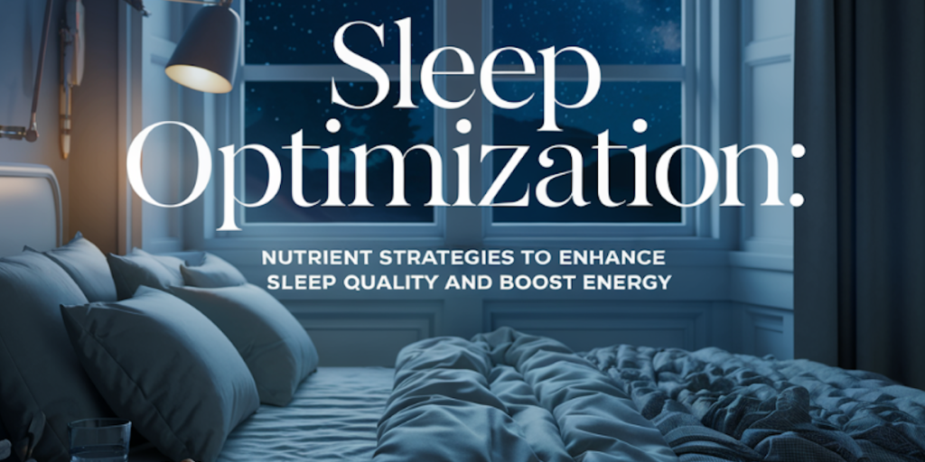 sleep optimisation nutrient strategies