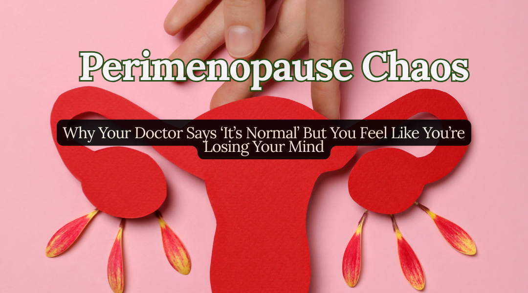 Perimenopause Chaos: Why Your Doctor Says ‘It’s Normal’ But You Feel Like You’re Losing Your Mind