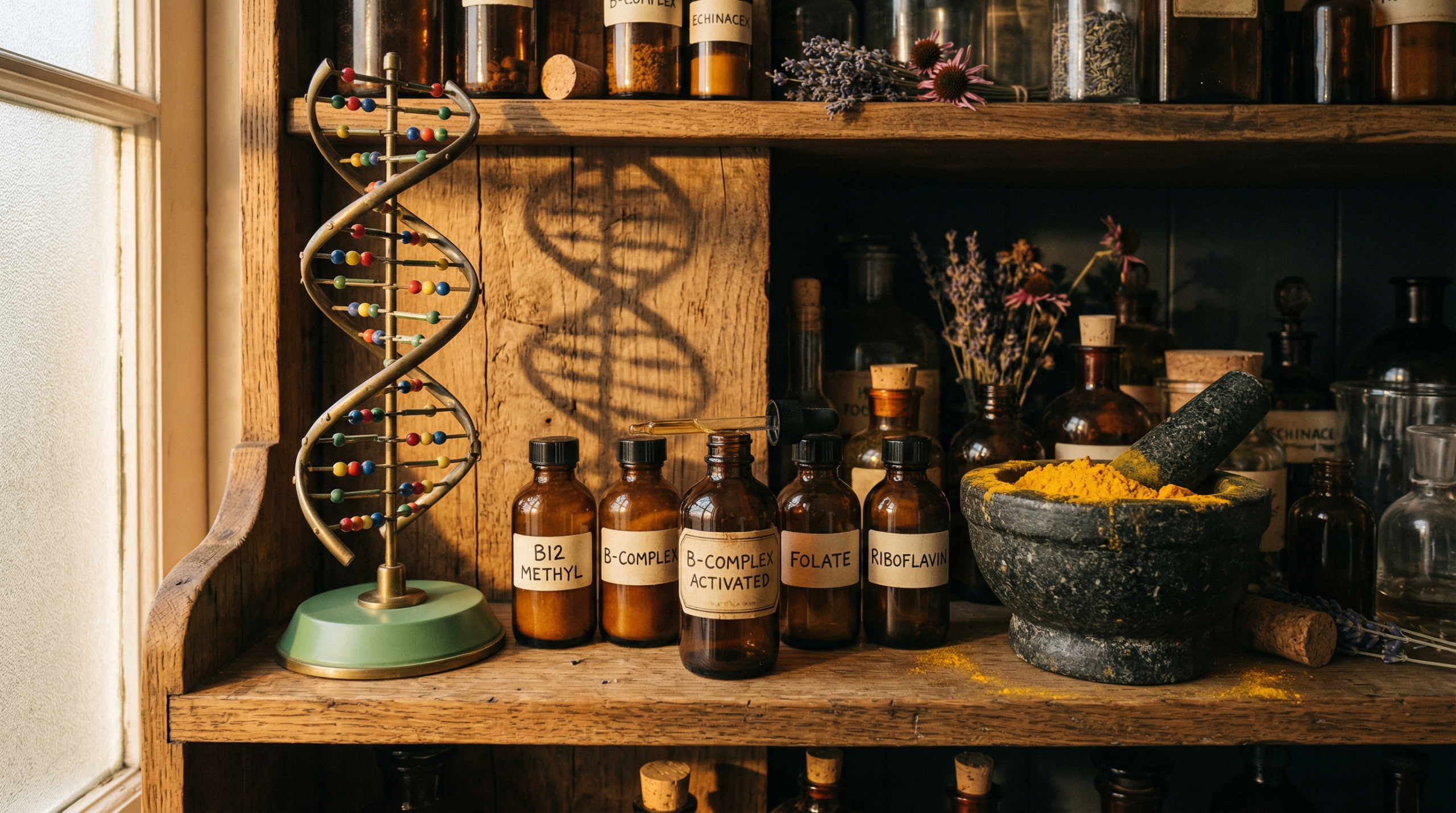 MTHFR activated B vitamins methylfolate and methylcobalamin supporting methylation pathway