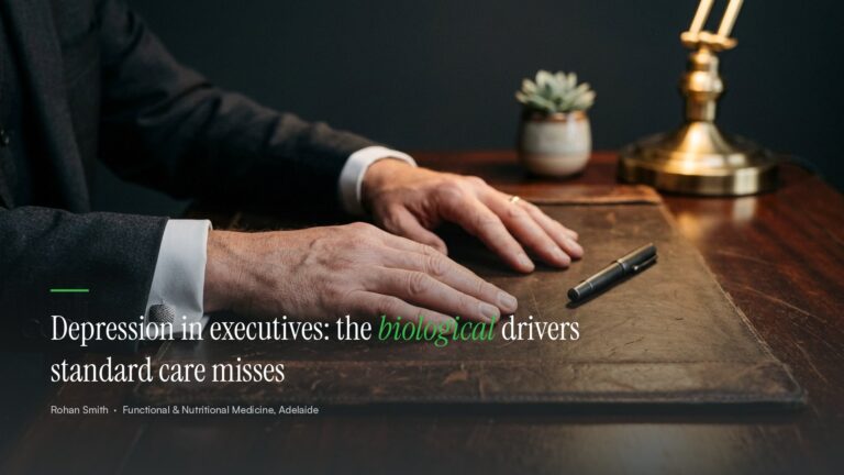 Depression in executives: the biological drivers standard care misses