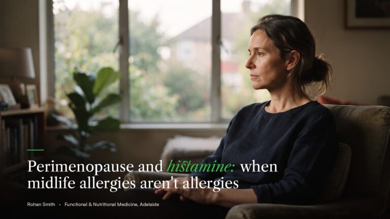 Perimenopause and Histamine: When Midlife Allergies Aren’t Allergies