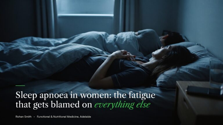 Sleep apnoea in women: the fatigue that gets blamed on everything else