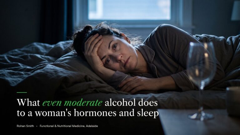 What even moderate alcohol does to a woman’s hormones and sleep