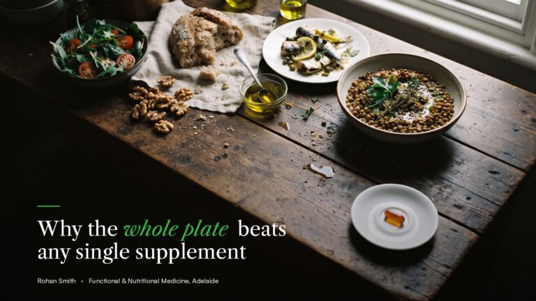 Brain fog and diet: why the whole plate beats any single supplement